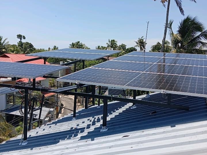 Rooftop solar installed by Reckon Industries at Thangassery, Kollam